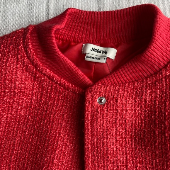 Jason Wu Scarlet Textured Knit Jacket - Picture 2 of 4